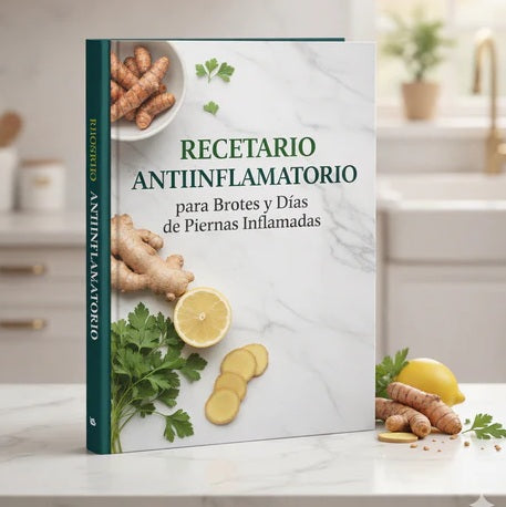 Recetario Antiinflamatorio para Brotes y Días de Piernas Inflamadas